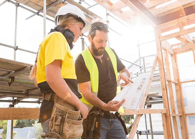 tradies reading book